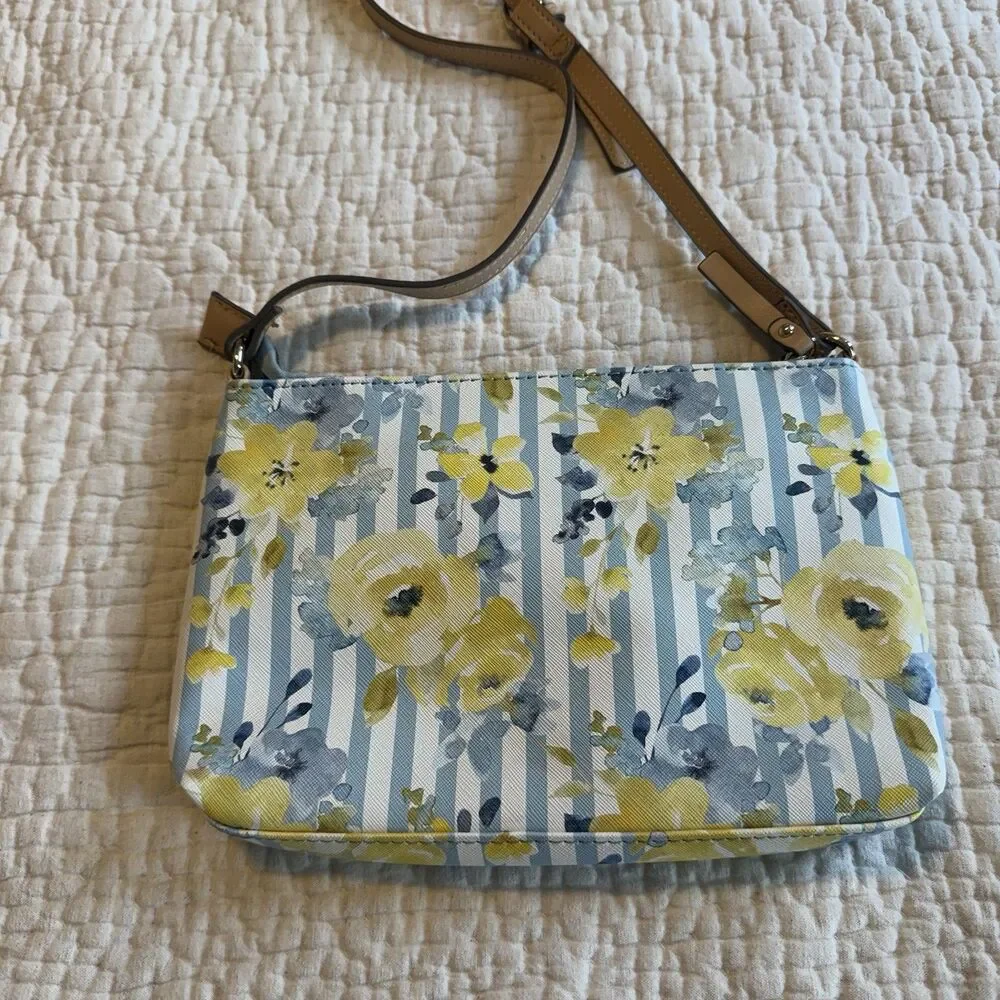 Nanette Lepore Crossbody Handbag Mirabel Floral Printed Vegan Leather Spring